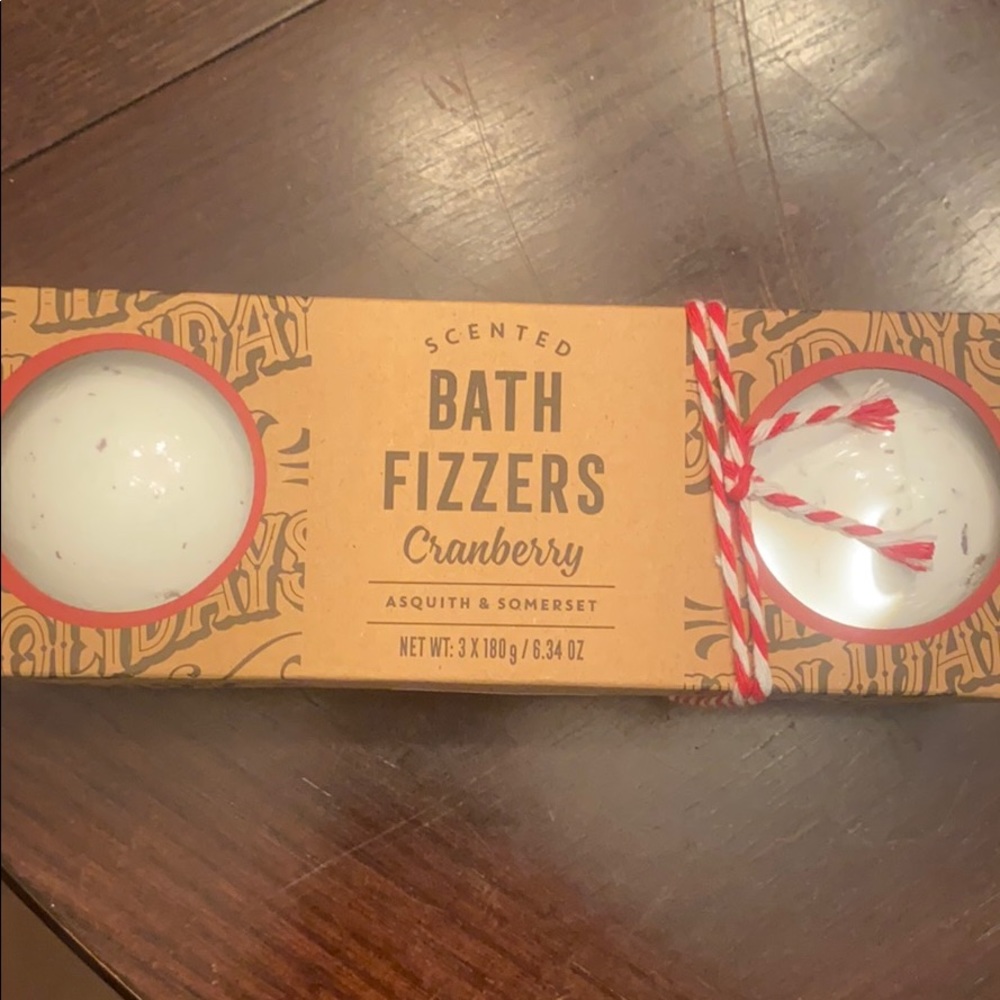 Cranberry Bath Bombs